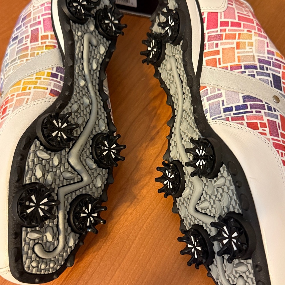 FootJoy Lopro Collection Mosaic Multicolor Golf Shoes - Picture 3 of 8